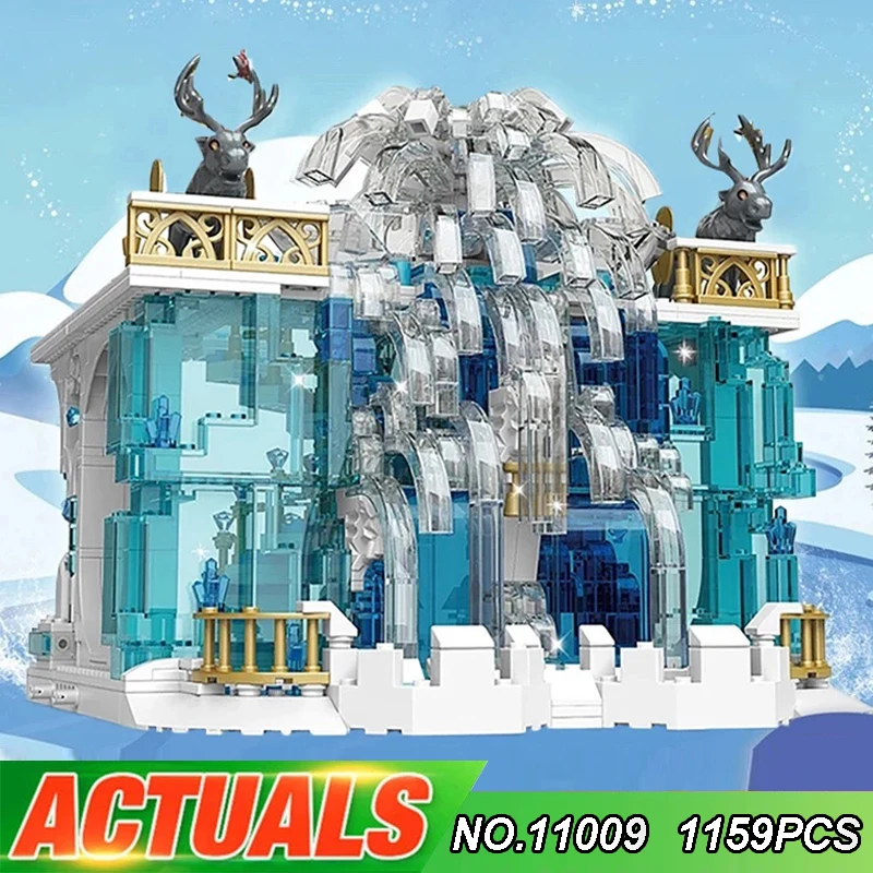 

MOULD KING 11009 The MOC Crystal Palace Modular Building Blocks Bricks Kits Educational Puzzle Toy Christmas Gift