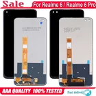 Оригинальный ЖК-экран для Realme 6 Pro 6Pro RMX2061 RMX2063, сенсорный дигитайзер с рамкой для OPPO Realme 6 RMX2001 LCD
