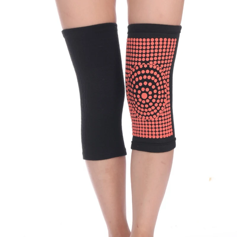 

1 pair Self-Heating Knee Support Elastic Anti-slip Knitted Warm Knee Brace For Arthritis Joint Pain Relief And Injury Recovery