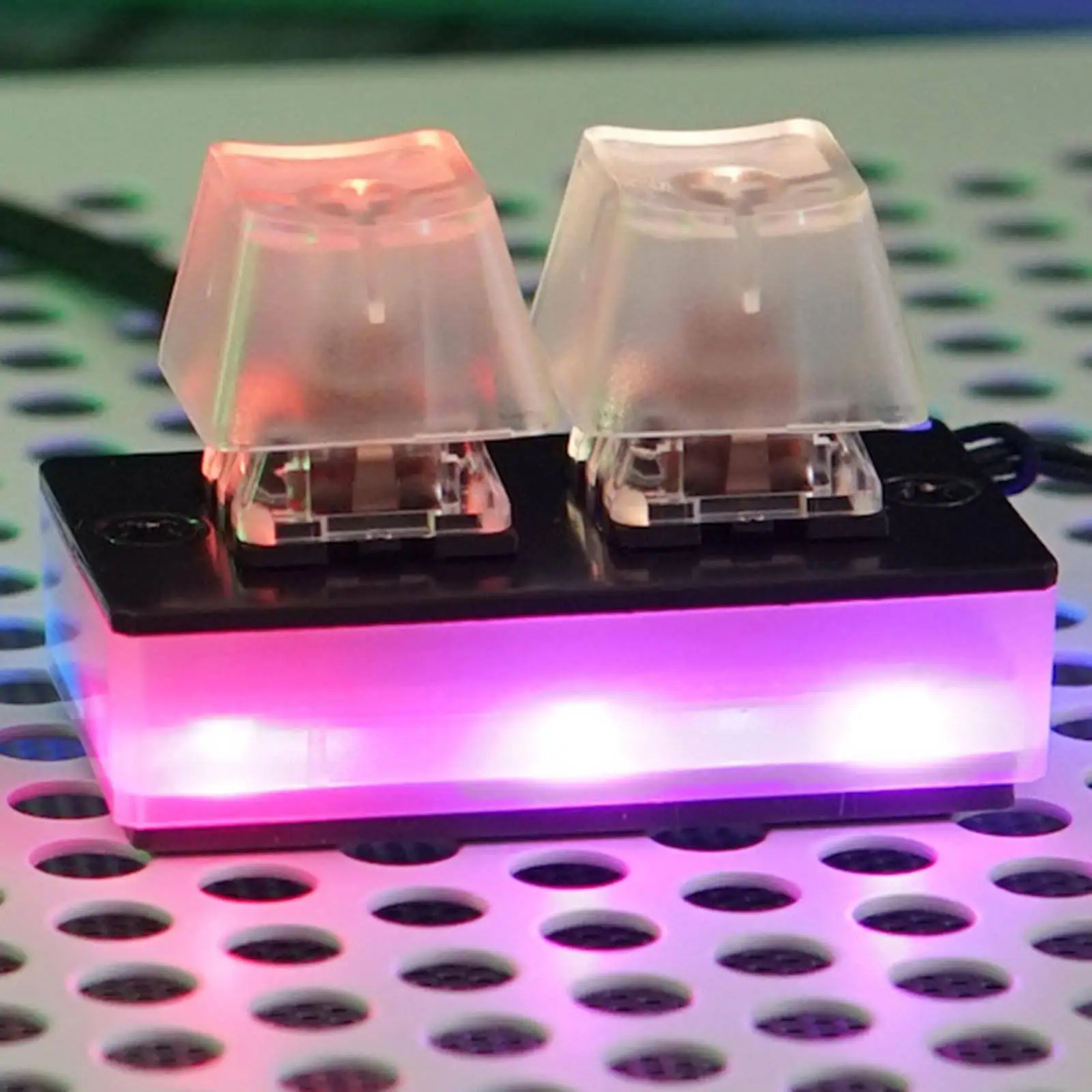 Клавиатуры с 2 клавишами механическая клавиатура съемная Hot Swap RGB классная