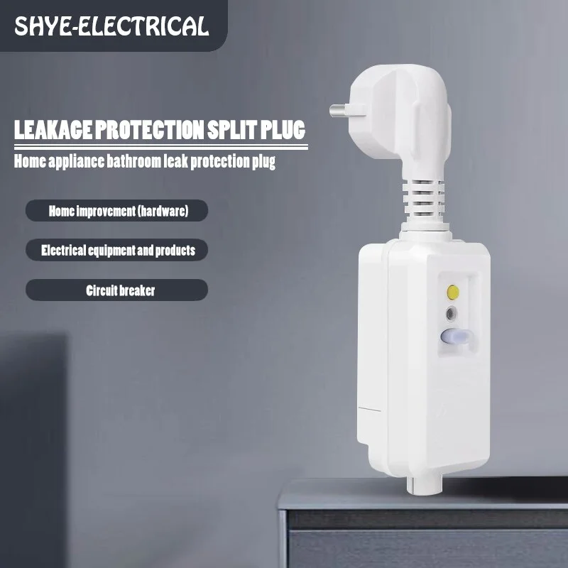 

The European Standard Protection Conversion Plug Can Be Used as a Leakage-Proof Converter for Electric Tools and Household Appli