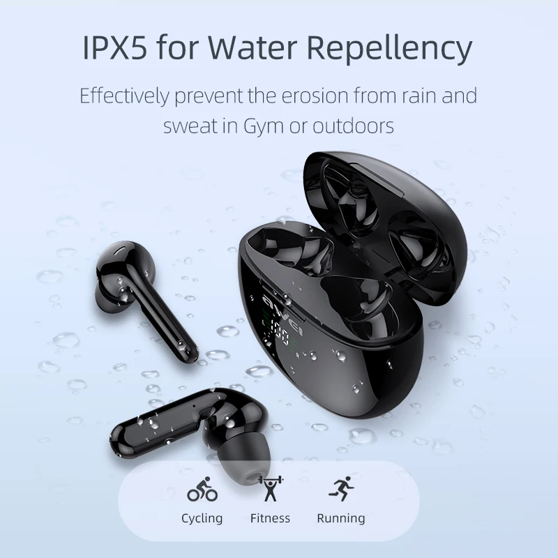 

Наушники-вкладыши AWEI T15P Беспроводной наушники TWS Bluetooth наушники сенсорный Управление Игровые наушники Водонепроницаемый IPX5 для Мобильный т...