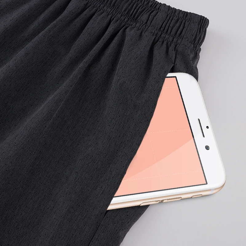 

Summer Running Shorts with Pockets Sports Jogger Fitness Shorts Quick Dry Men Gym Breathable Quick Dry
