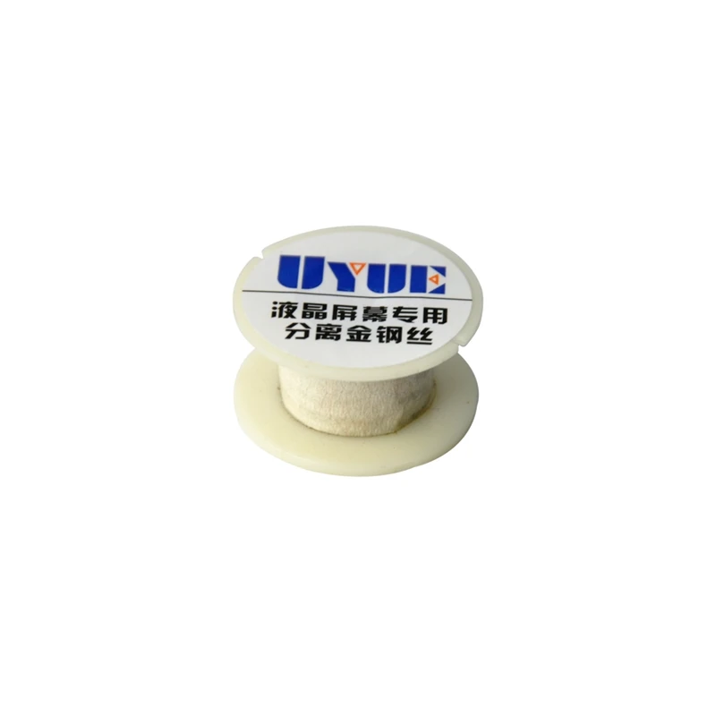 UYUE 100M diameter 0.08mm Molybdenum Wire king kong silk Cutting Line For Iphone Samsung huawei oppo mobiles Separate Split LCD |