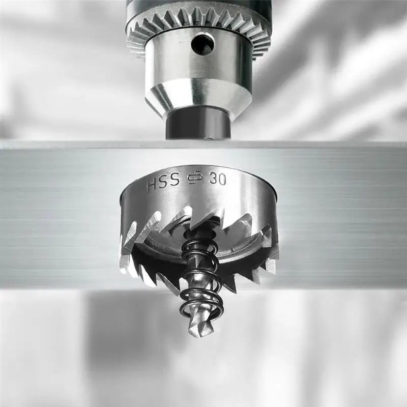 Высокоскоростная стальная дрель с титановым покрытием набор зубцов для