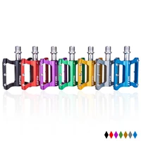 mtb pedals ultralight bicycle aluminum pedal mountain road parts sealed bearing flat platform all round pedals bike accessories