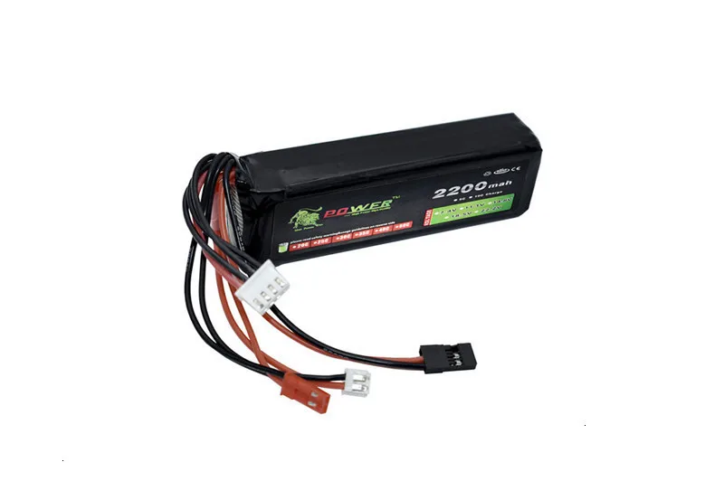 Литий-полимерный аккумулятор Lion Power 3S 2200 мАч 11 1 В + зарядное устройство USB для