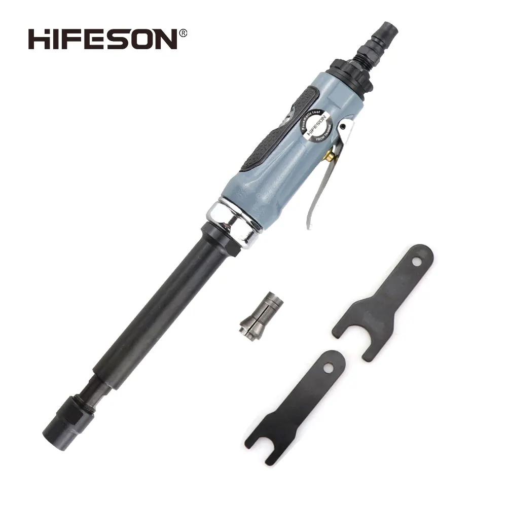 Пневматический удлинитель HIFESON 4152, гравировальная шлифовальная машина дюйма, ветровая шлифовальная машина, полировальная машина, металлические работы, Удаление заусенцев