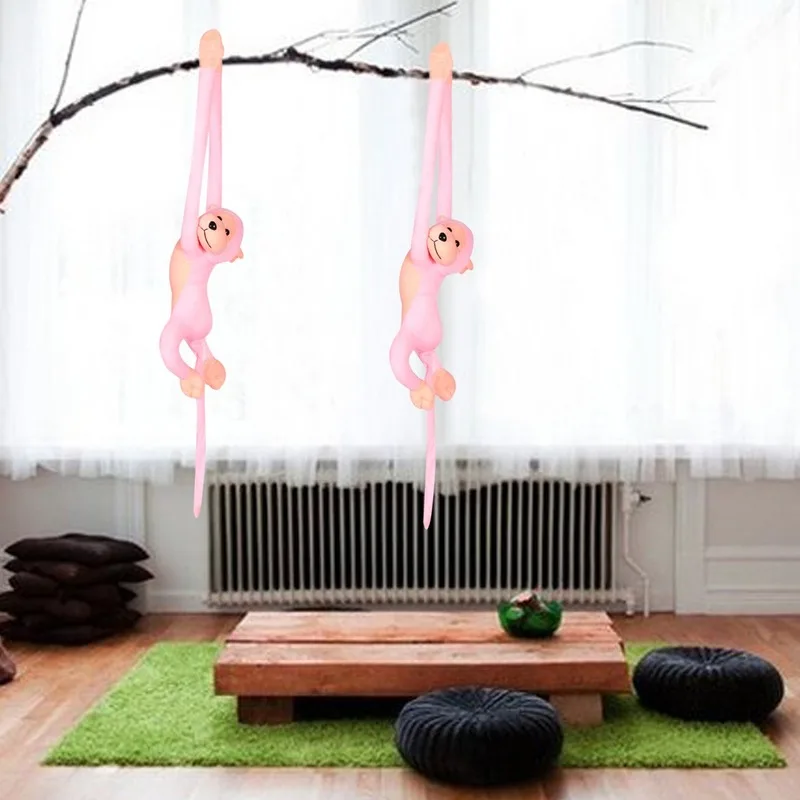 60 см длинные руки хвост кукла обезьяны мягкая плюшевая игрушка для детской