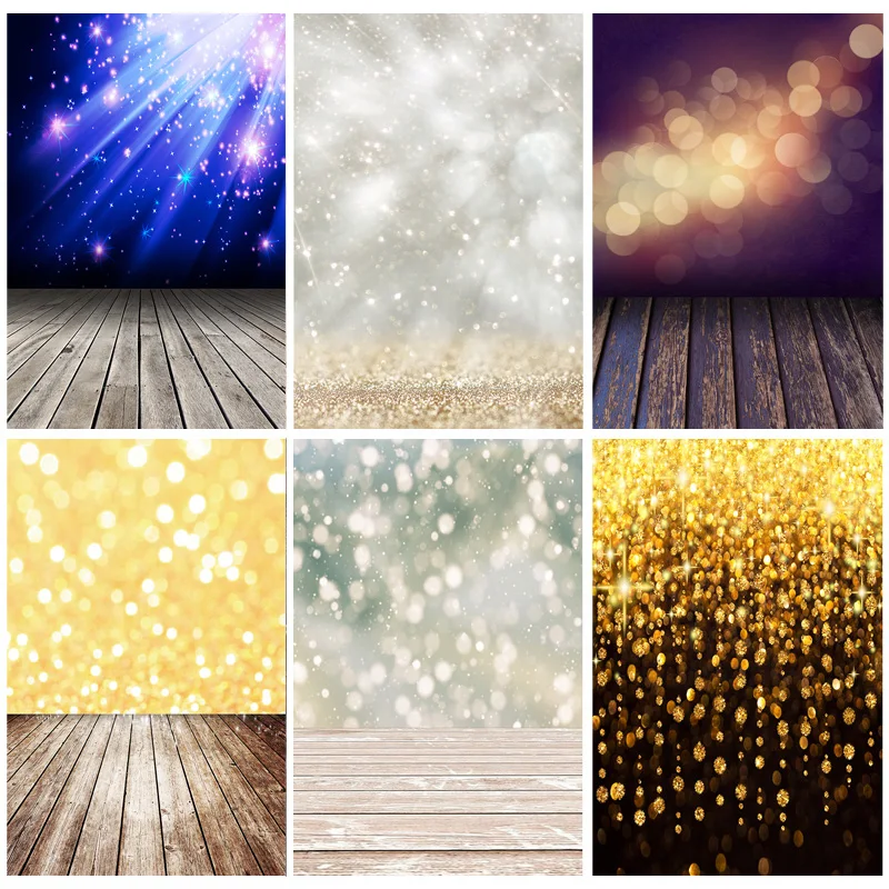 

Vinyl Abstract Bokeh Photography Backdrops Glitter Facula Light Spot Photo Background Studio Photocalls Props 211025 ZLSY-55