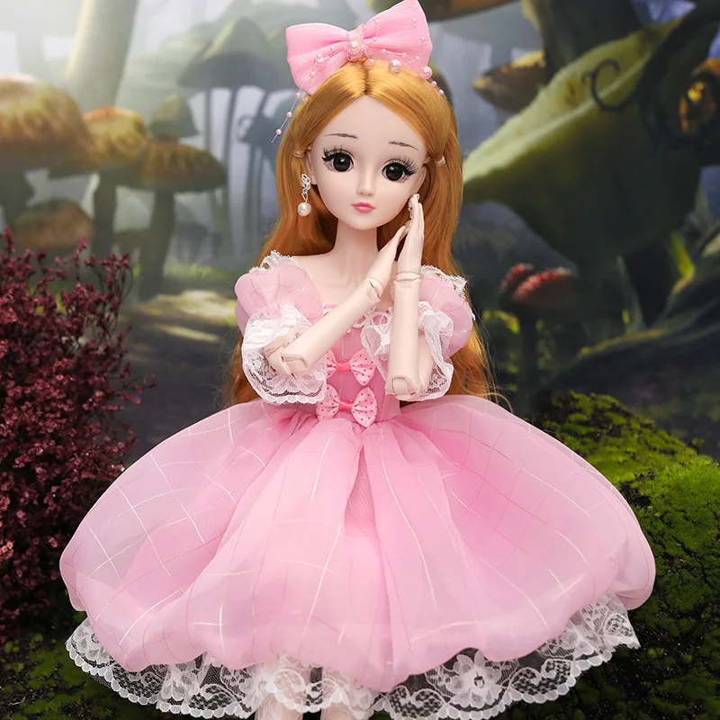 Игрушки для девочек 60 см кукла принцессы набор 1/3 Bjd зимняя с одеждой костюм не