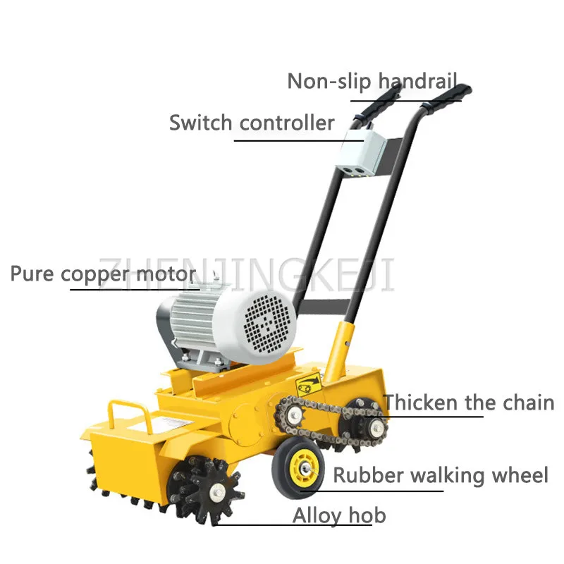 

Ground Clear Gray Machine Concrete Clear Slag Tools Floor Clean Up Grip Mortar Fall Ash Clean Up Cement Hit Ground Equipment