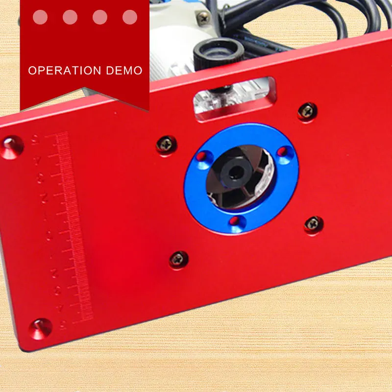 Универсальный тип фрезерный стол из алюминиевого сплава вставная пластина