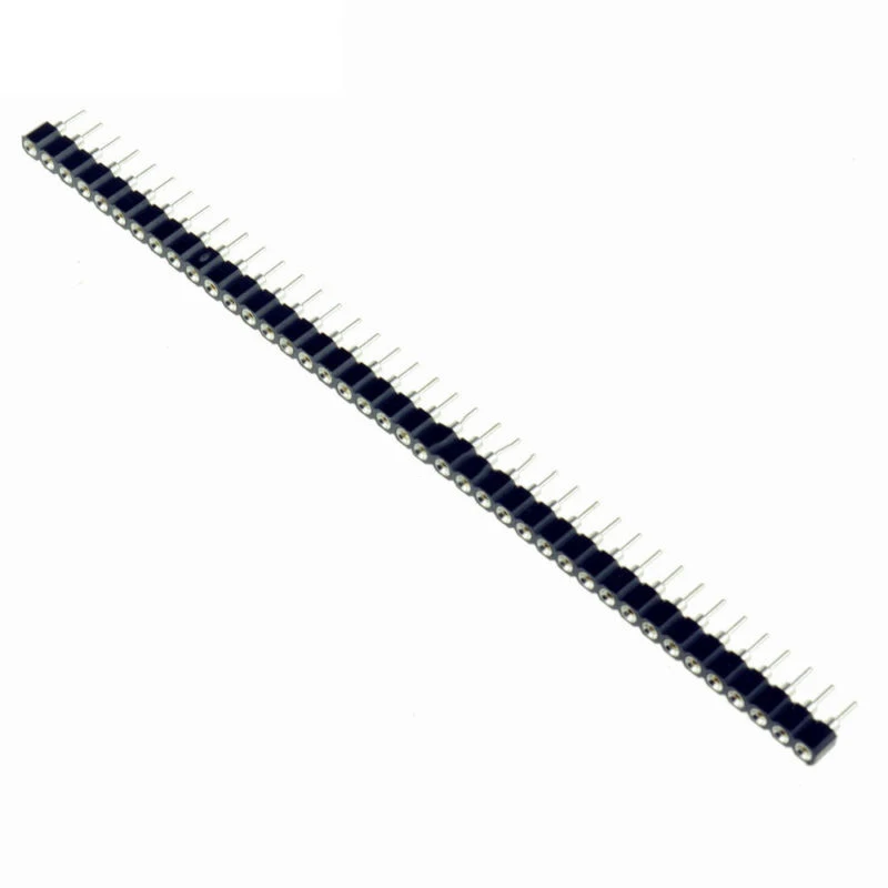 

Universal 10Pcs 2.54mm 40 Pin Female Single Row Pin Header Strip Good Quality