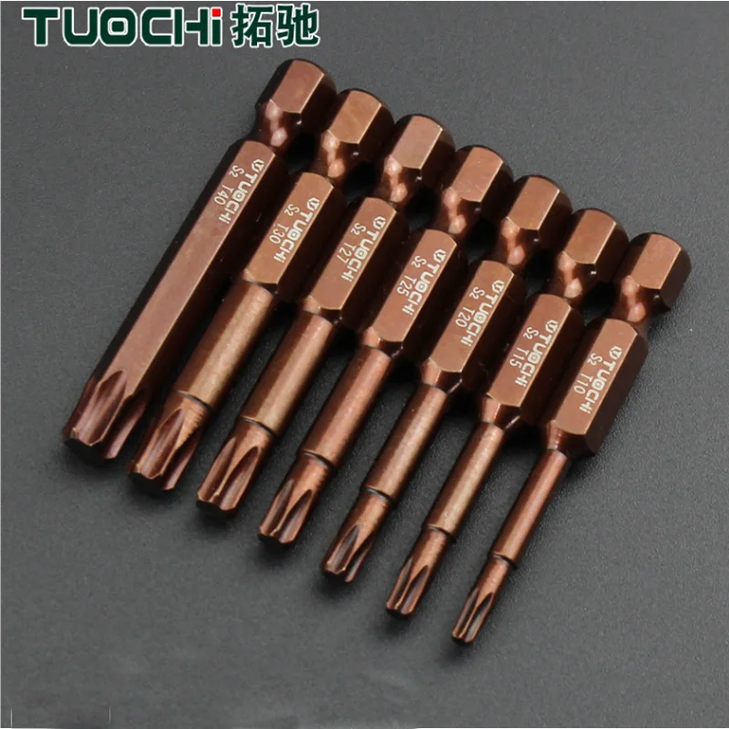 Бит для отвертки Torx ударный 1/4 дюйма T10 T15 T20 T25 T27 T30 T40 1 шт. | Инструменты