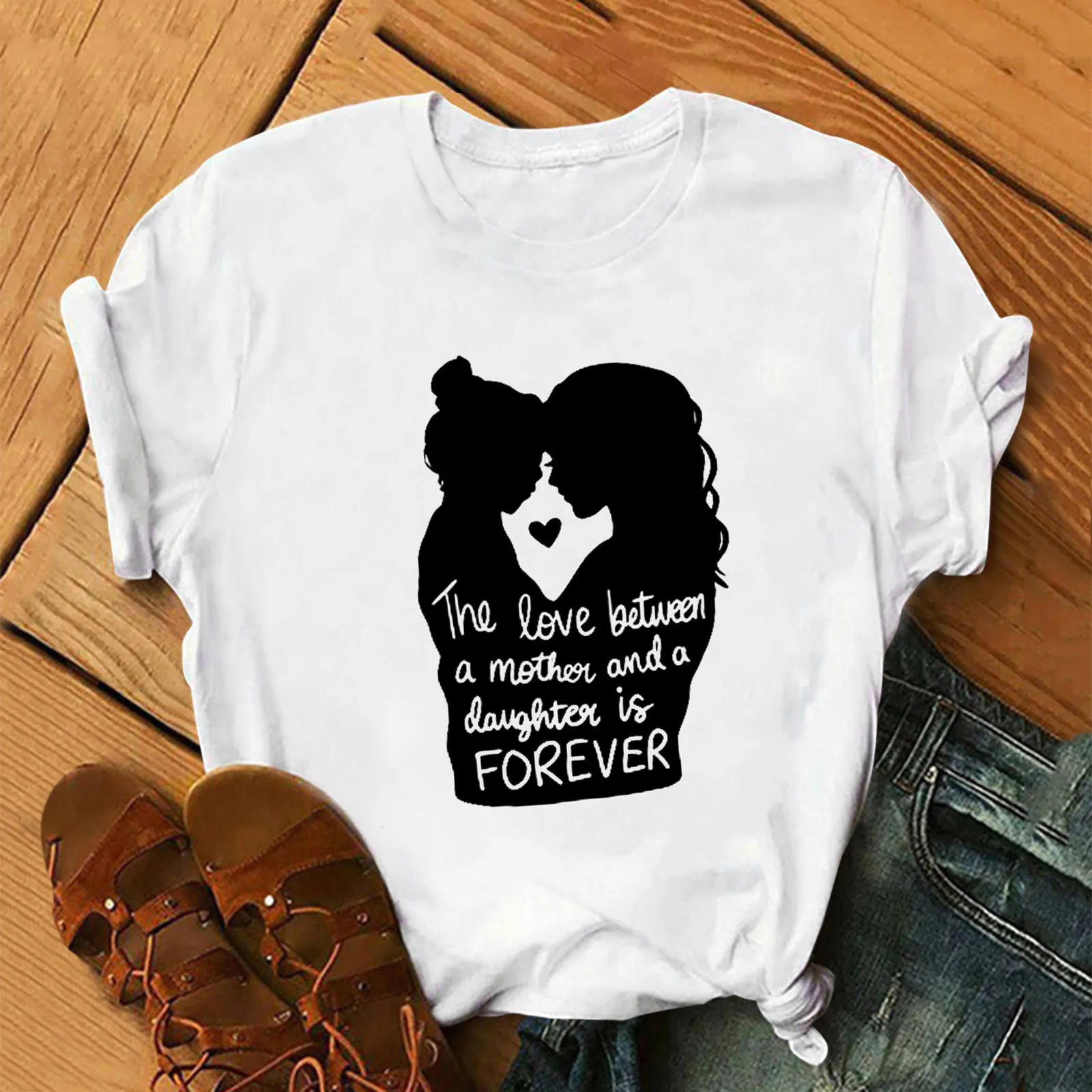 

Top T Shirt For Women Mother's Day Tunic Blouse