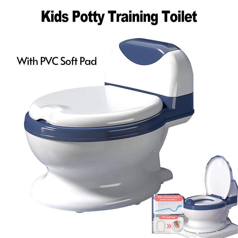 Детский горшок для обучения детское сиденье унитаза туалета дорожный мягкая