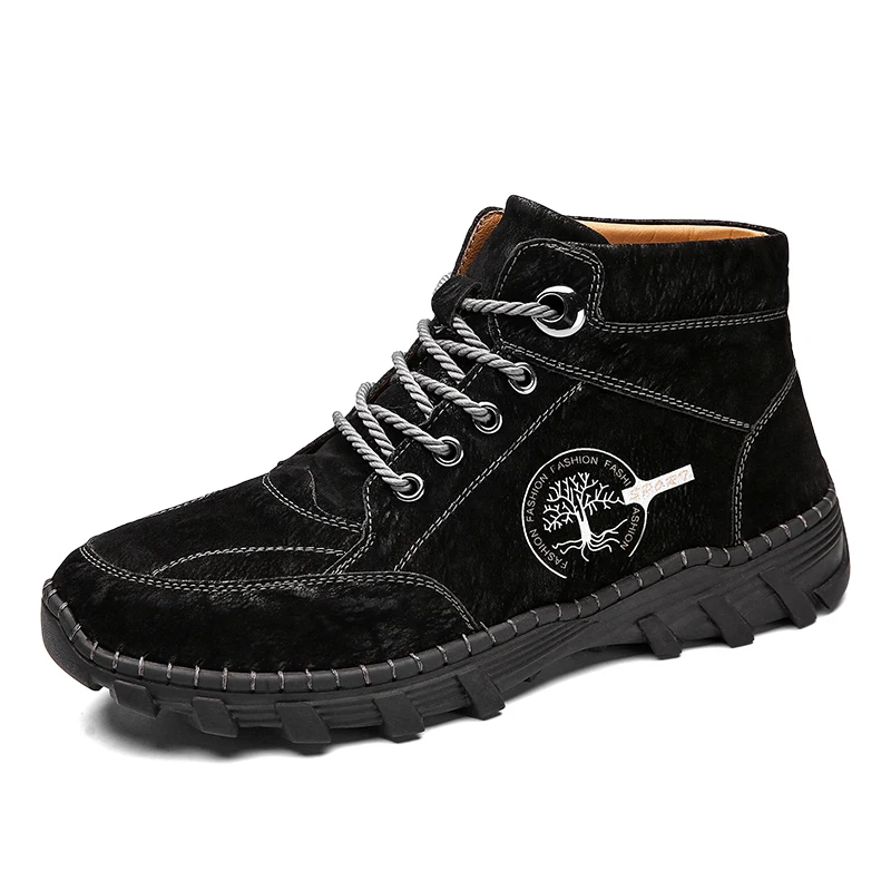 

New Men's Boots Comfortable Winter Boots Trend Style Men's Boots Ankle Boots Outdoor Cold Protection Men Designer Shoes 38-48