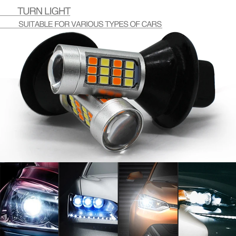 Автомобильные дневные ходовые светильник указатель поворота 1156 T20 Py21w 42smd