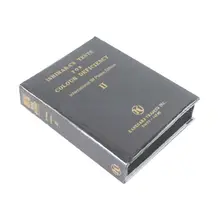 Ishihara Book 38 пластин, оптометрия, Тестовая таблица цветового видения для дефектов цвета 1NOV9