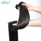 Sexay 30-дюймовые прямые волосы, 3 пряди, распродажа, натуральные черные человеческие волосы, могут быть окрашены, Remy, бразильские человеческие волосы для наращивания