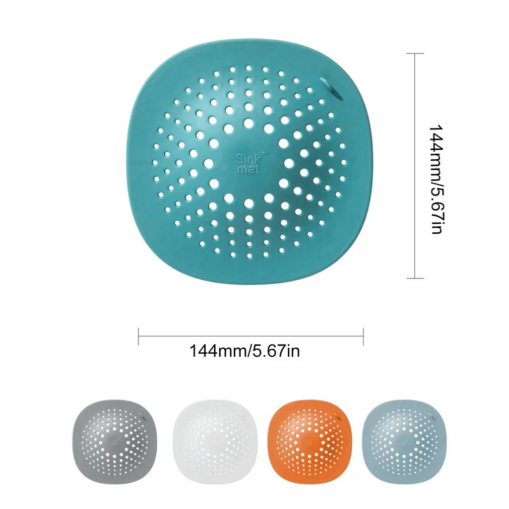 

1 PC Shower Drain Filter Kitchen Sink Silicone Filter Bathroom Hair Garbage Waste Collector Bathtub Filter Bathroom Accessories