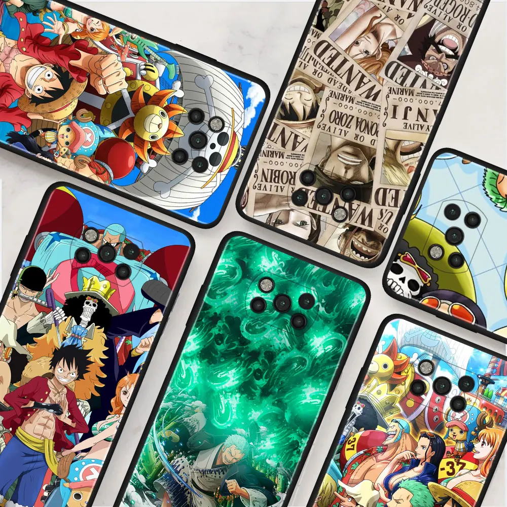 phone case for xiaomi pocophone f1 poco x3 nfc x3 pro m3 pro 5g f3 soft cover back shell anime one piece zoro luffy hot free global shipping
