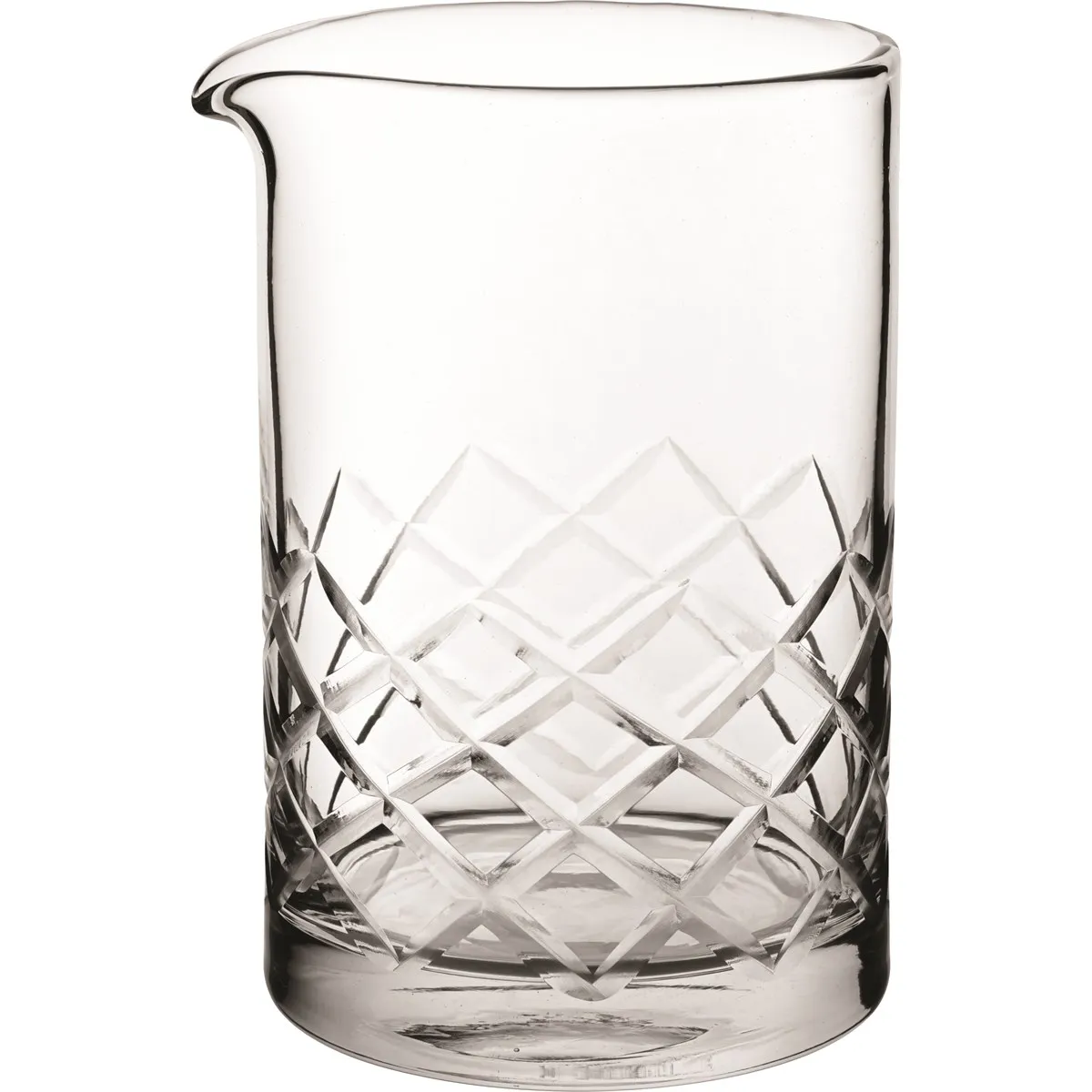 

Whiskey Decanter Crystal Mxing Glass Bartending Blending Cup Bar Cocktail Maker Liquor Decanter 500ml Lead Free Hand Made
