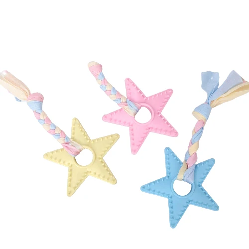 

Colourful Dog Chew Toys Set Teething Interactives Toys Teeth Cleaning Toy Set Pet Supplies For Dog Puppy C1