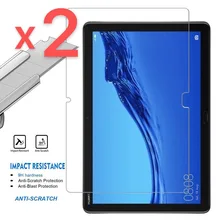2Pcs Tablet Gehard Glas Screen Protector Cover Voor Huawei Mediapad M5 Lite 10.1 Inch Volledige Dekking Van Hd Eye bescherming Film