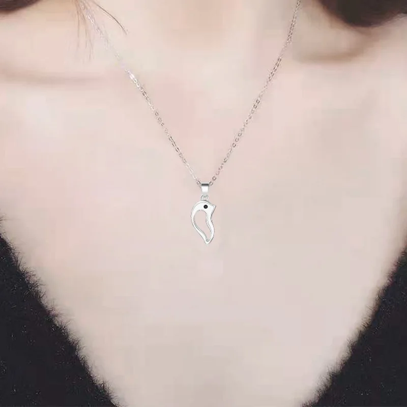 2 шт. цепочка с подвеской в виде сердца