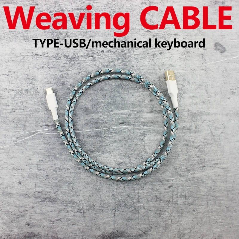 Плетеный кабель провод механическая клавиатура GH60 USB Type c для покера 2 Xd64 Xd84 Xd96 Tada68