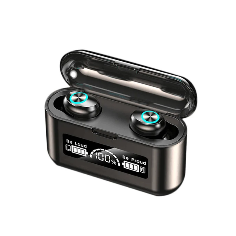 

TWS наушники Bluetooth-совместимая беспроводная гарнитура водонепроницаемые наушники с глубокими басами настоящие беспроводные 9D стерео наушни...