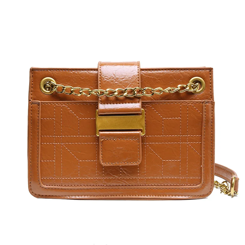 

2020 New Spring and Summer Women's Fashion Handbag ShoulderShoulder Bag/Hand Bag Square Sling Bag