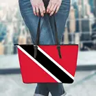 FORUDESIGNS Карибский флаг Тринидада и Тобаго женские роскошные сумки тоут из искусственной кожи женские сумки через плечо