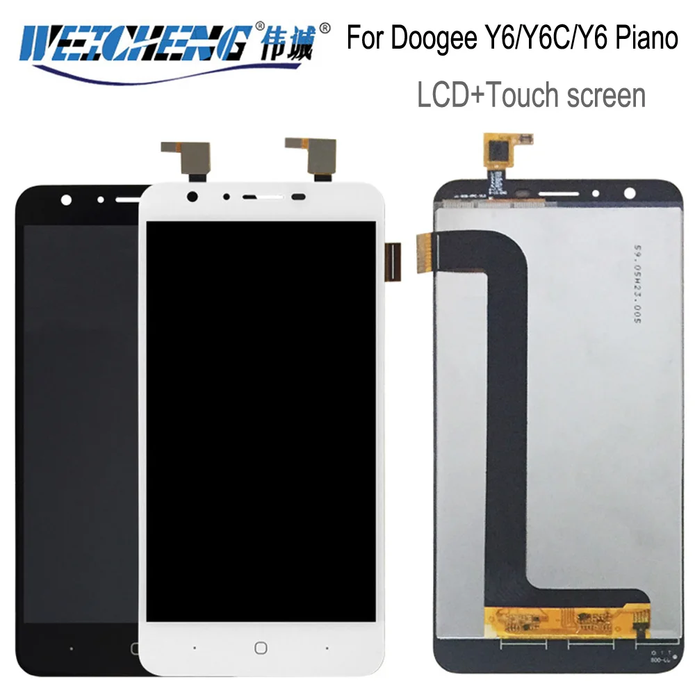 Для мобильного телефона DOOGEE Y6/Y6C ЖК дисплей + TP кодирующий преобразователь