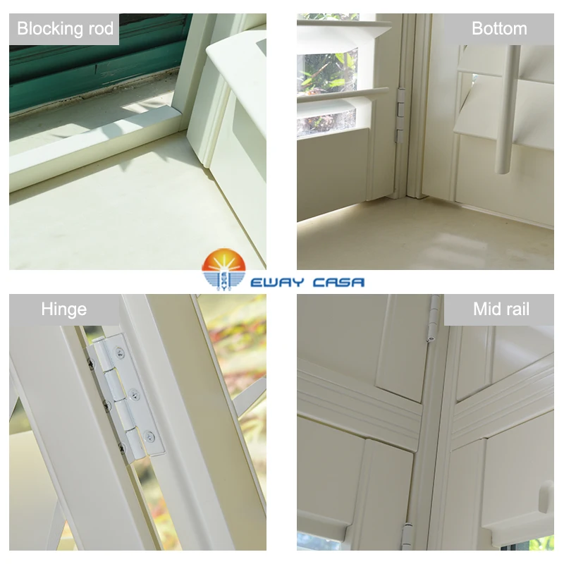 Классические жалюзи EWAY CASA из липы для деревянных окон ПВХ деревянные оконные