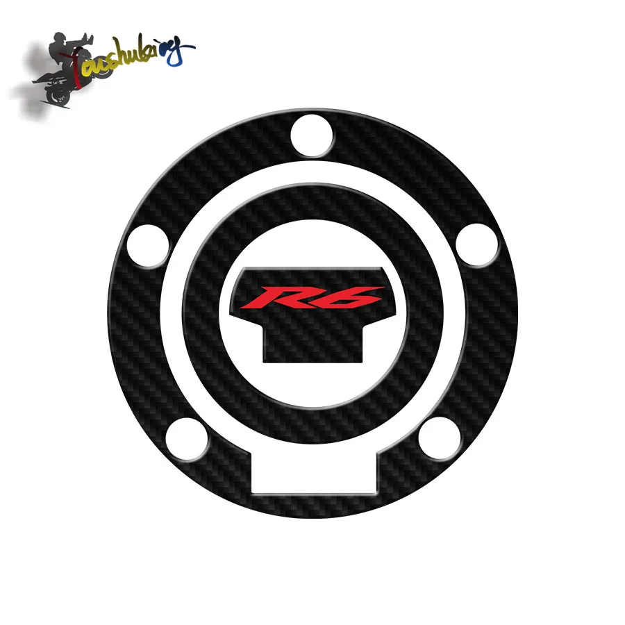 

For YZF-R6 YZF R6 ALL 00-14 06 07 08 09 10 11 12 13 14 3D Carbon Fiber Tank Gas Cap Pad Filler Cover Sticker Decals