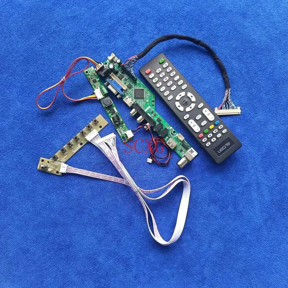 

Для M236H3/M236HFE/M236HGE/M236HGJ 1920*1080 AV VGA USB HDMI совместимых с ЖК-дисплей светодиодный 30-контактный LVDS аналоговый монитор плата контроллера комплект