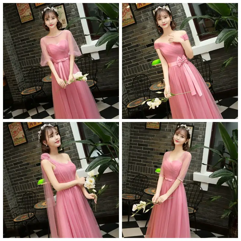 Плюс размер Тюль длиной до пола кружева длинное повседневное платье для гостей