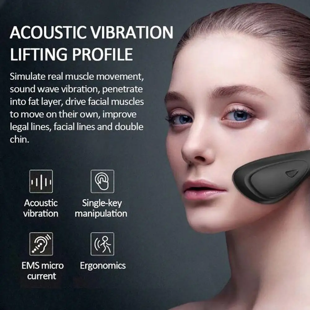 

EMS Infrared LED Light Photon Therapy V-Shape Slimming Face Face Machine Up Massager Beauty Belt Care Face Lift Massager C6J5