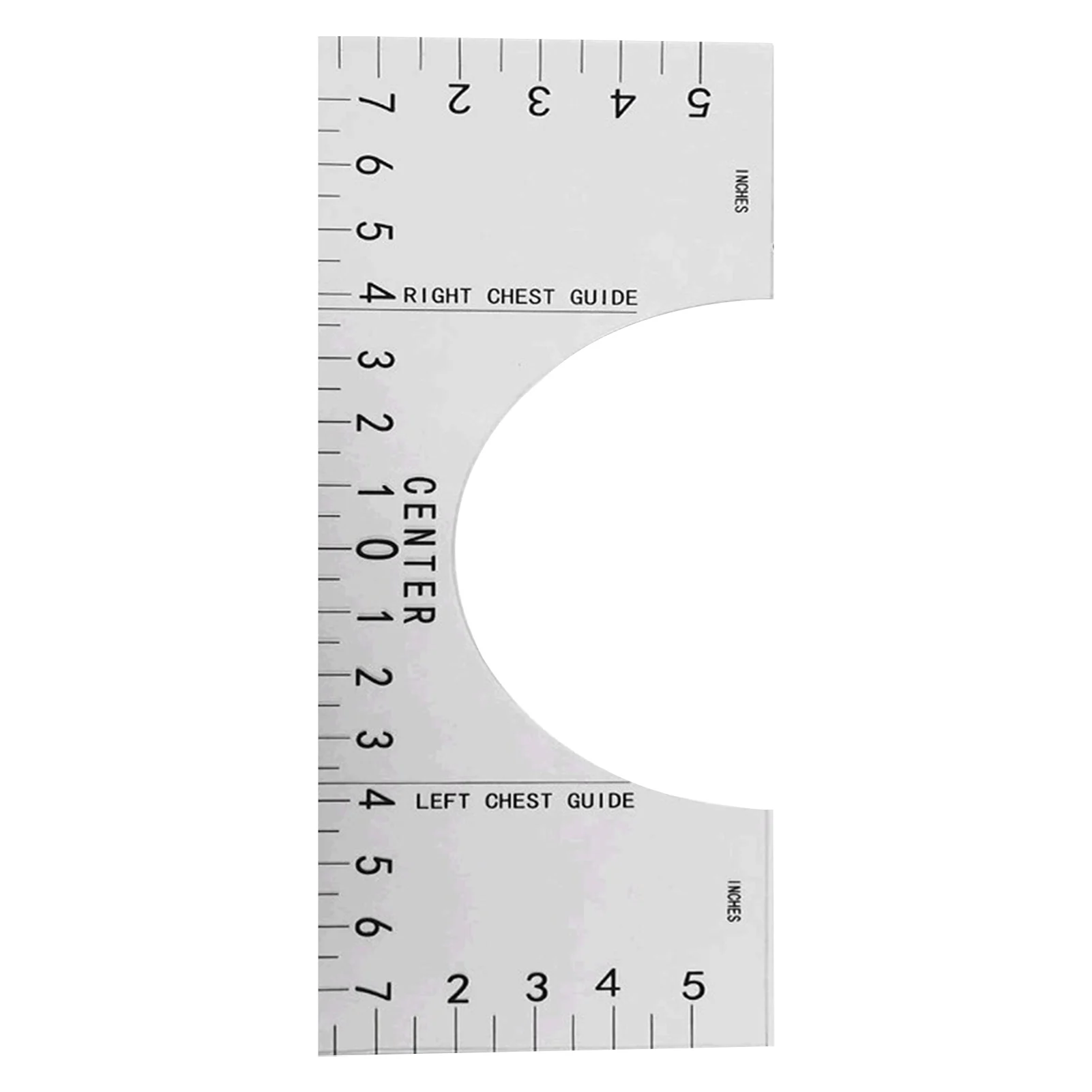 

Multi-purpose Patchwork Cloth Quilt T-Shirt Ruler Guide DIY Garment Design Size Cutting T-shirt Alignment Supplies Acrylic Ruler