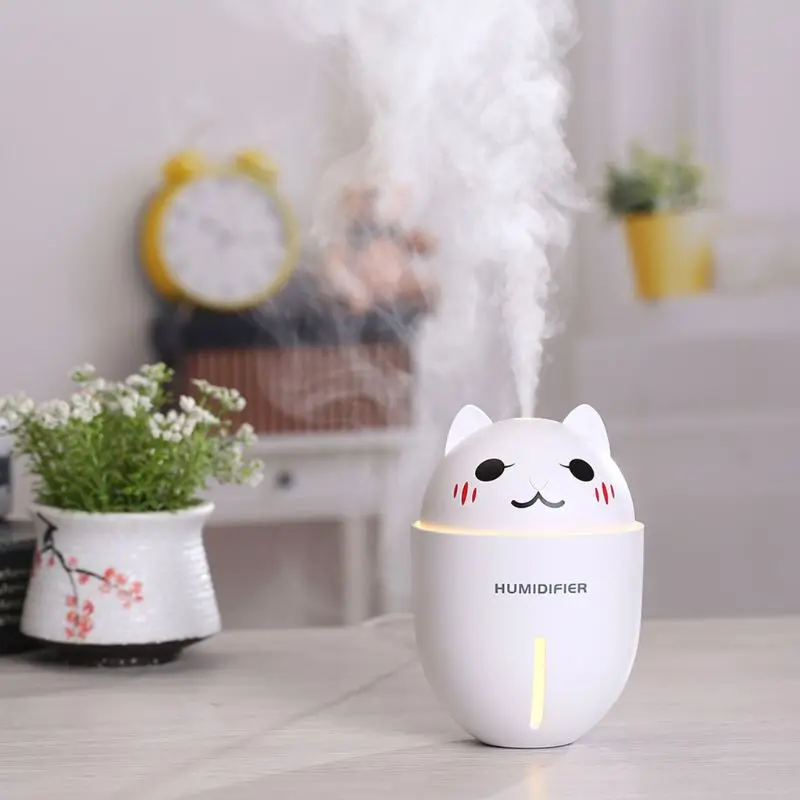 

Multi-Function Cute Pet Air Humidifier With LED Night Light And Mini Fan A0NC