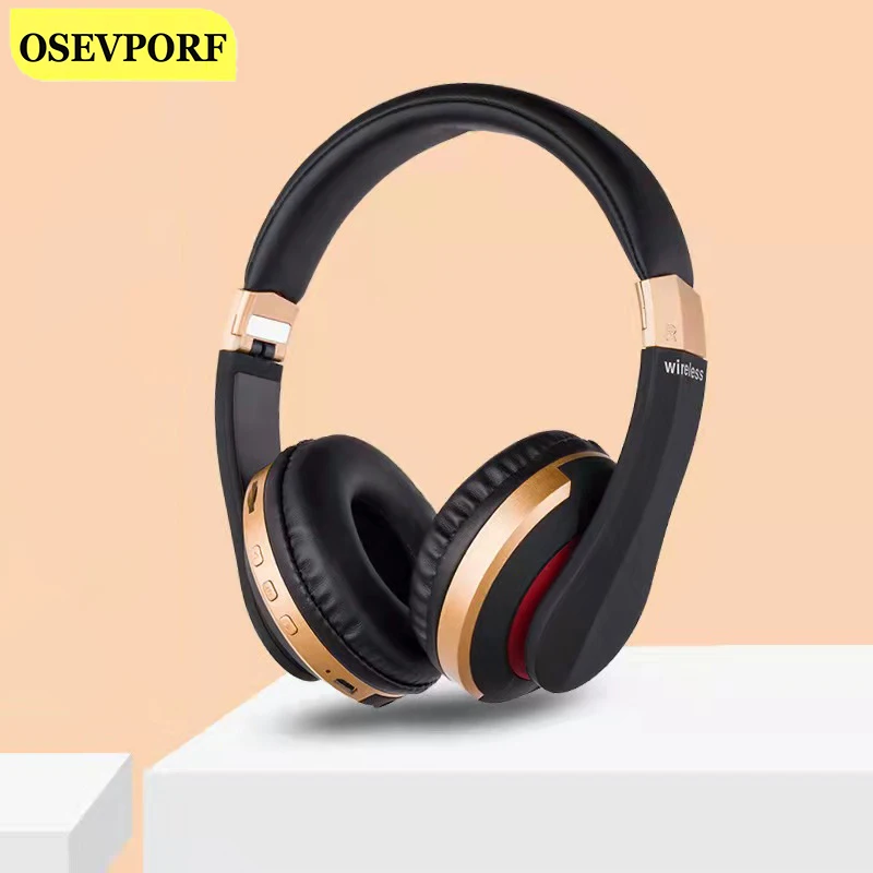 HD Stereo Headphone Bluetooth 5.0 Music Sports Headset Support SD Card with Mic for XiaoMi iPhone Sumsamg Tablet Trend Earphones |