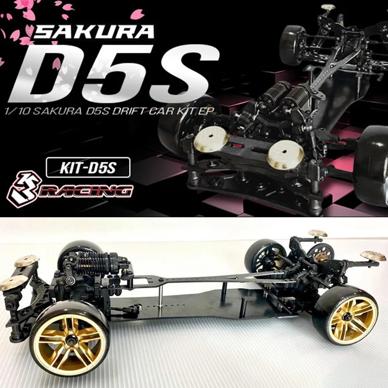 

3RACING Sakura D5 KIT 1/10 Remote Control Super Rear Drive Racing Profession Drift Car Frame RC Model D5S Adult Child Boy Toy
