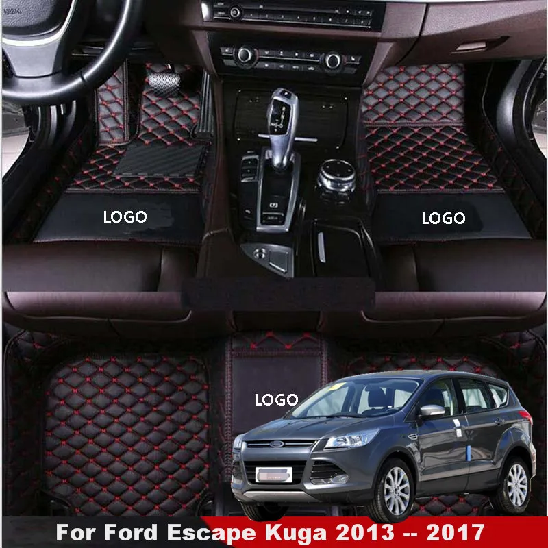

Автомобильные коврики из искусственной кожи для Ford Escape 2013, 2014, 2015, 2016, 2017