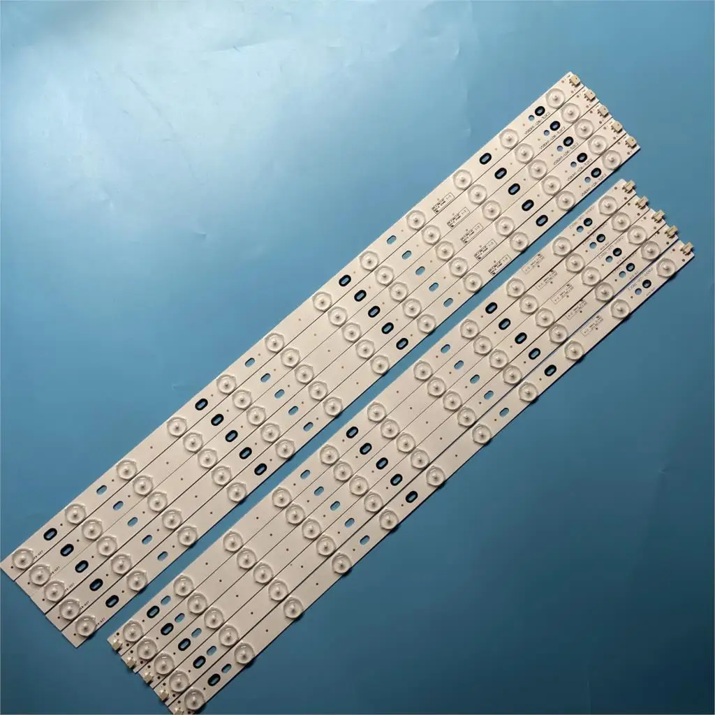 

New 100% Kit 10pcs LED backlight strip for LED58R5500F V580HK1-L06 V580H1-LD6-TLDC2 V580H1-LD6-TRDC2 V580H1-LD6-TLDC3 TRDC3
