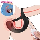 9 режимов вибратор для яичек для мужчин Пояс верности вибрирующий пенис кольцо для массажа фаллоимитатор секс-игрушки для мужчин стимулятор простаты массаж