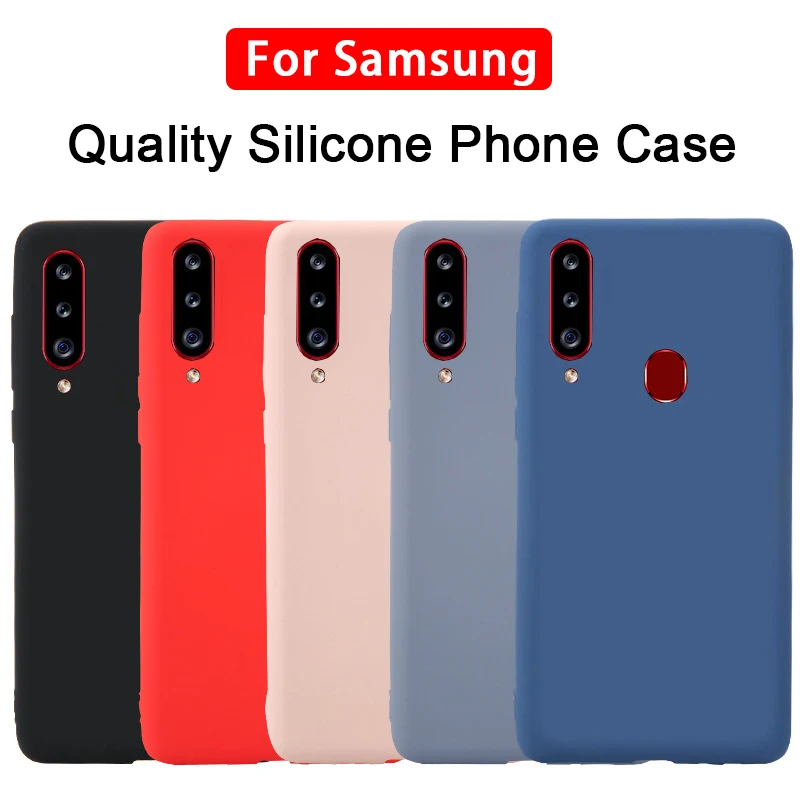Жидкий силиконовый чехол для Samsung Galaxy A20 A20S A20e A21s защитный телефона A217F A 21s 20 S e s 20e
