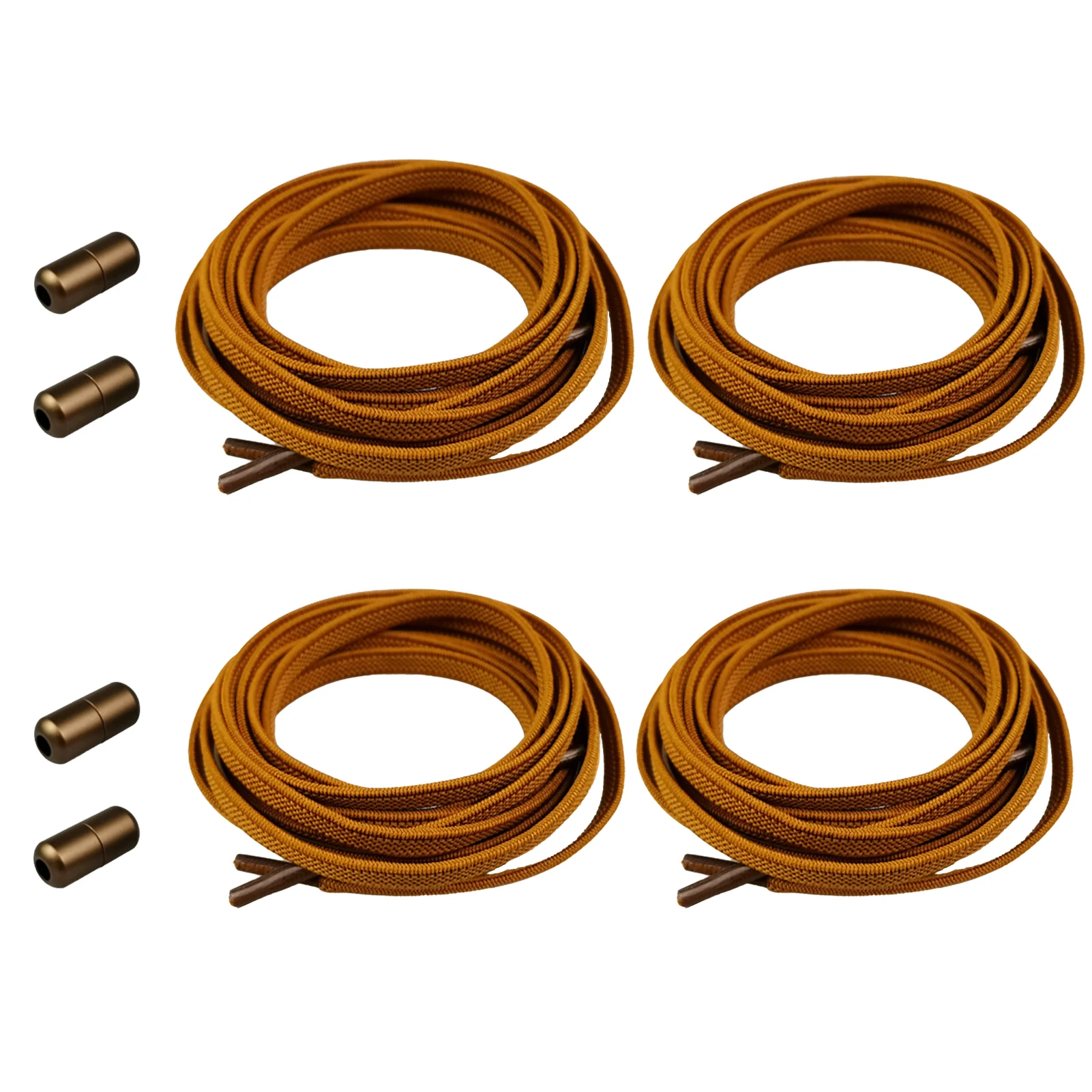 

4 шт., эластичные шнурки с пряжками, без завязок